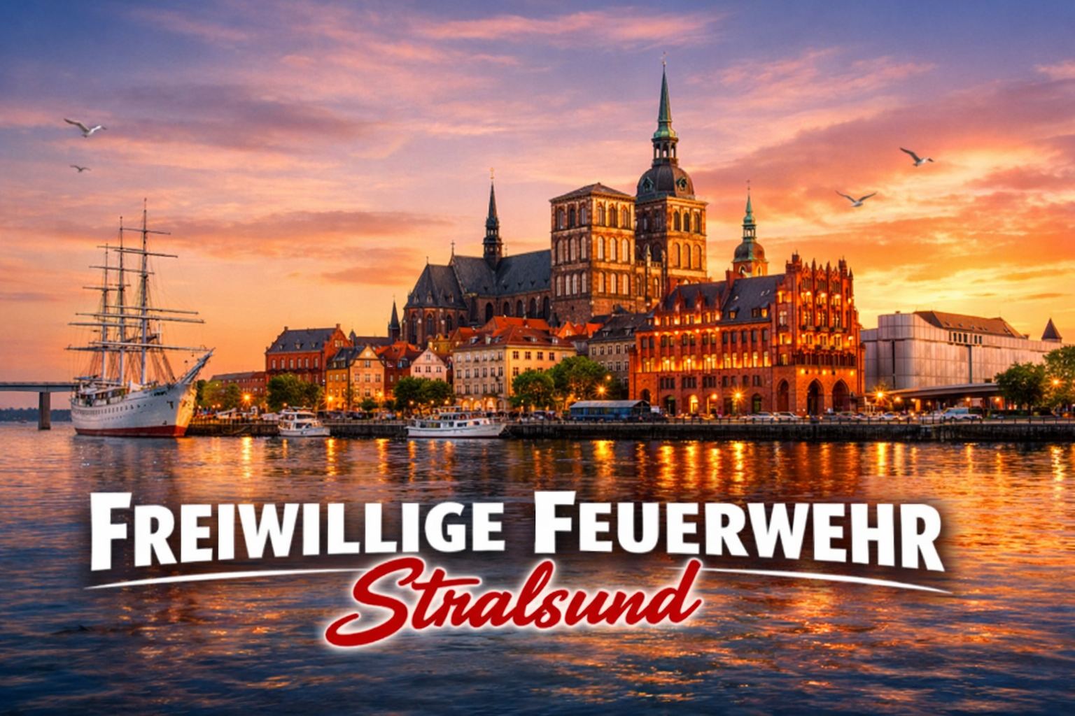 Banner der Freiwilligen Feuerwehr Stralsund